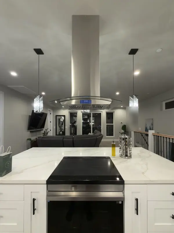 Kitchen & Living Remodel — ISLAND