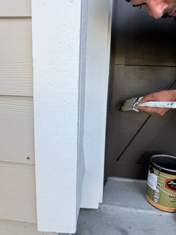 Exterior Repaint — DURING